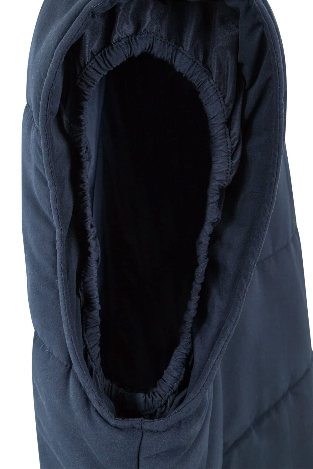 Velilla 205902 - Gilet rebourré bicolore ultipoches - Gris et bleu