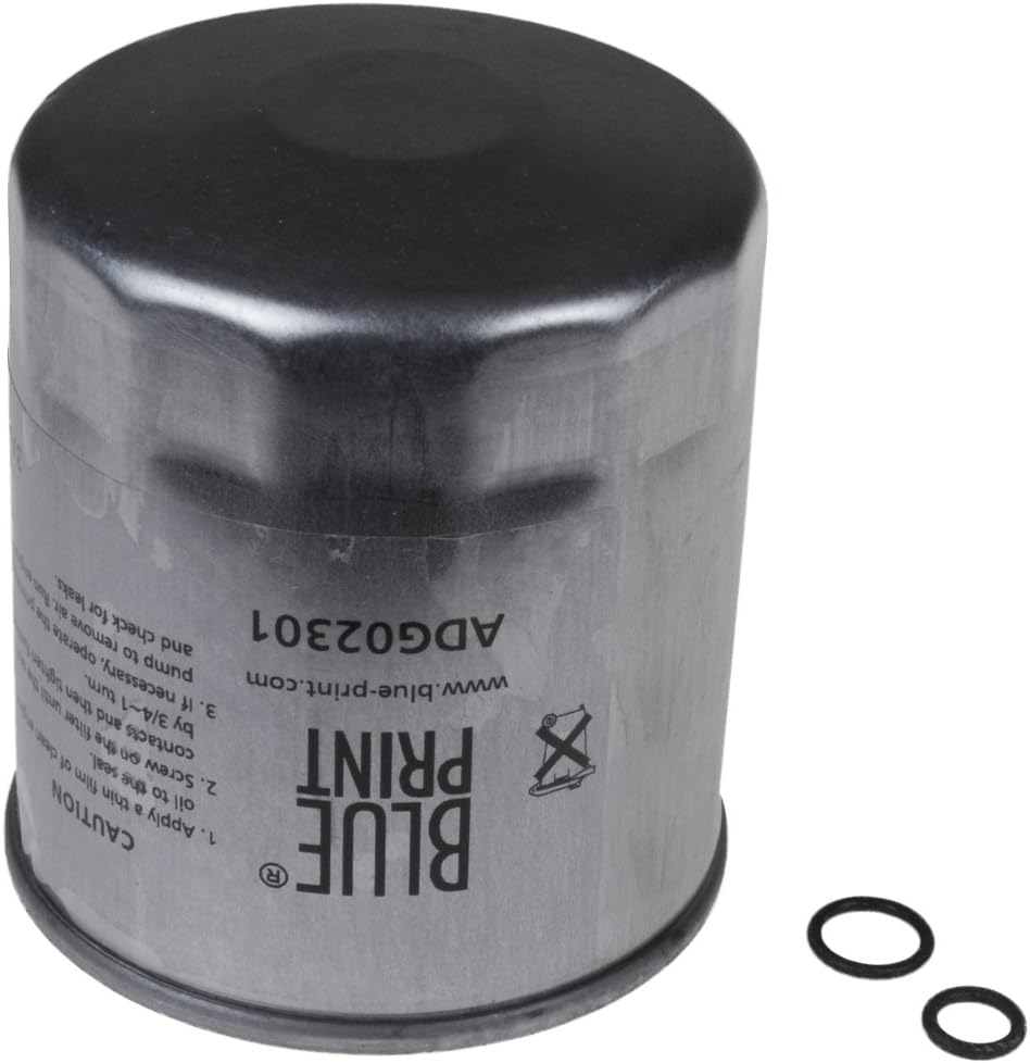 Blue Print ADG02301 Fuel Filter with seal rings, pack of one