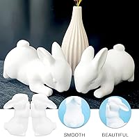 Vista 4 de IMIKEYA Sujetalibros de conejo: 2 unids sujetalibros en forma de conejo rústico para estantes, soporte de libro de escritorio simple soporte