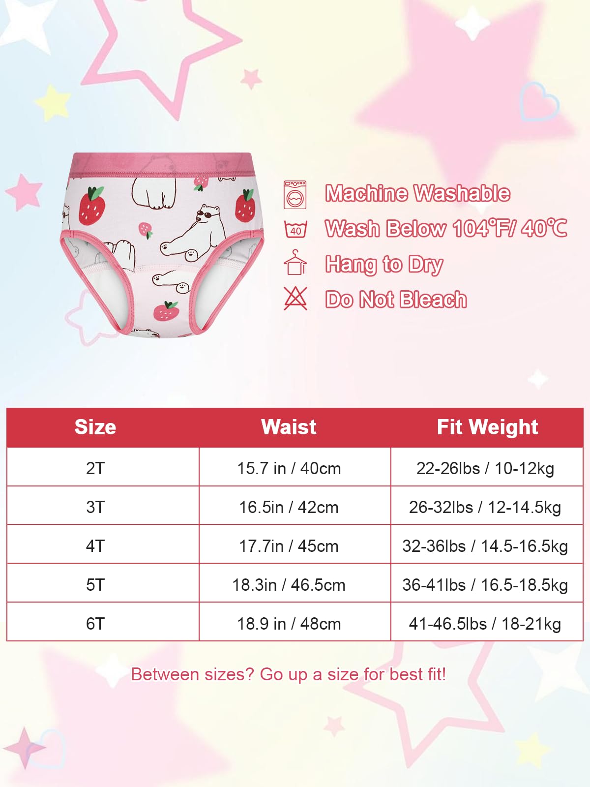 MOEMOE BABY Pantaloni da allenamento in stile boxer, lavabili e riutilizzabili, per ragazzi e ragazze, 2-6 anni