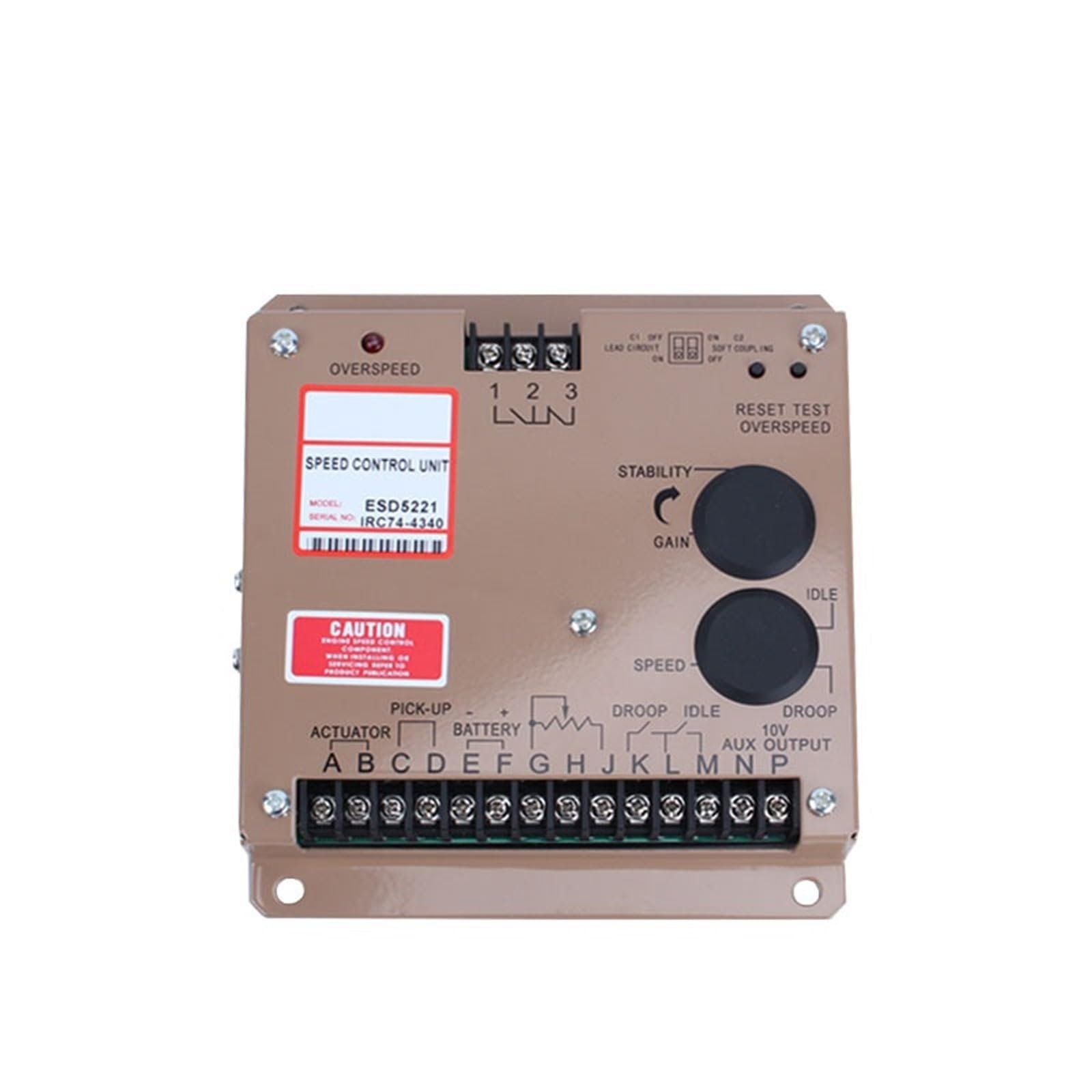 Jdilfunu Esd5221 Esd5520e Esd5220 Alternator Governor Control Unit Generator Speed Controller Esd 5520E 5220 5221 1Pcs(Esd5221)