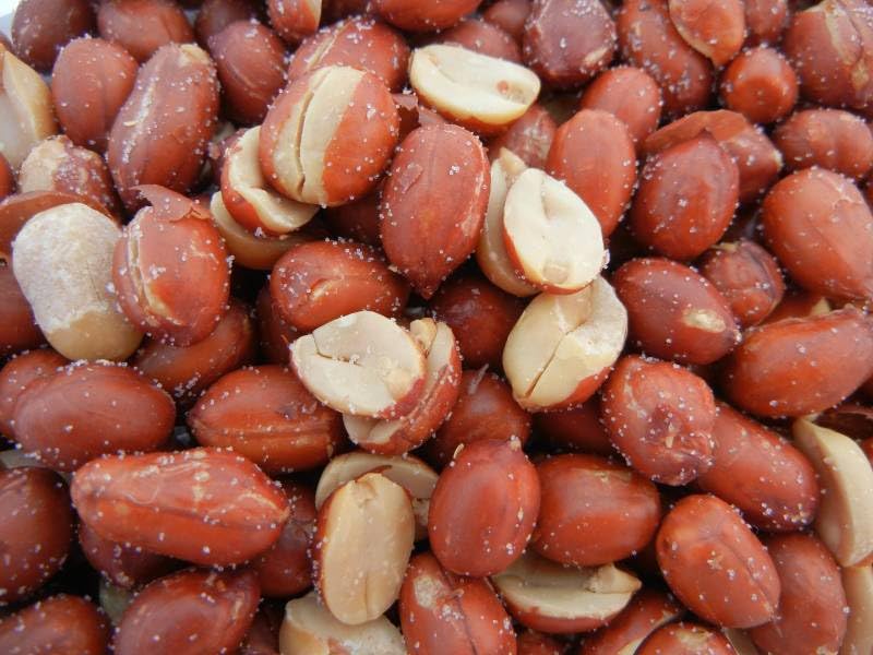 Image of NutroHive Roasted & Salted Spanish Peanuts with Red Skin - Crunchy, Protein Snack (2 Pound)