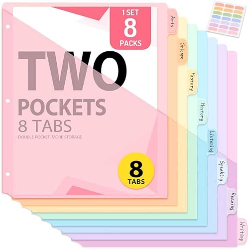 8 Count Dividers with Two Pockets, High Power Handheld 6-in-1 Mini for Home 1