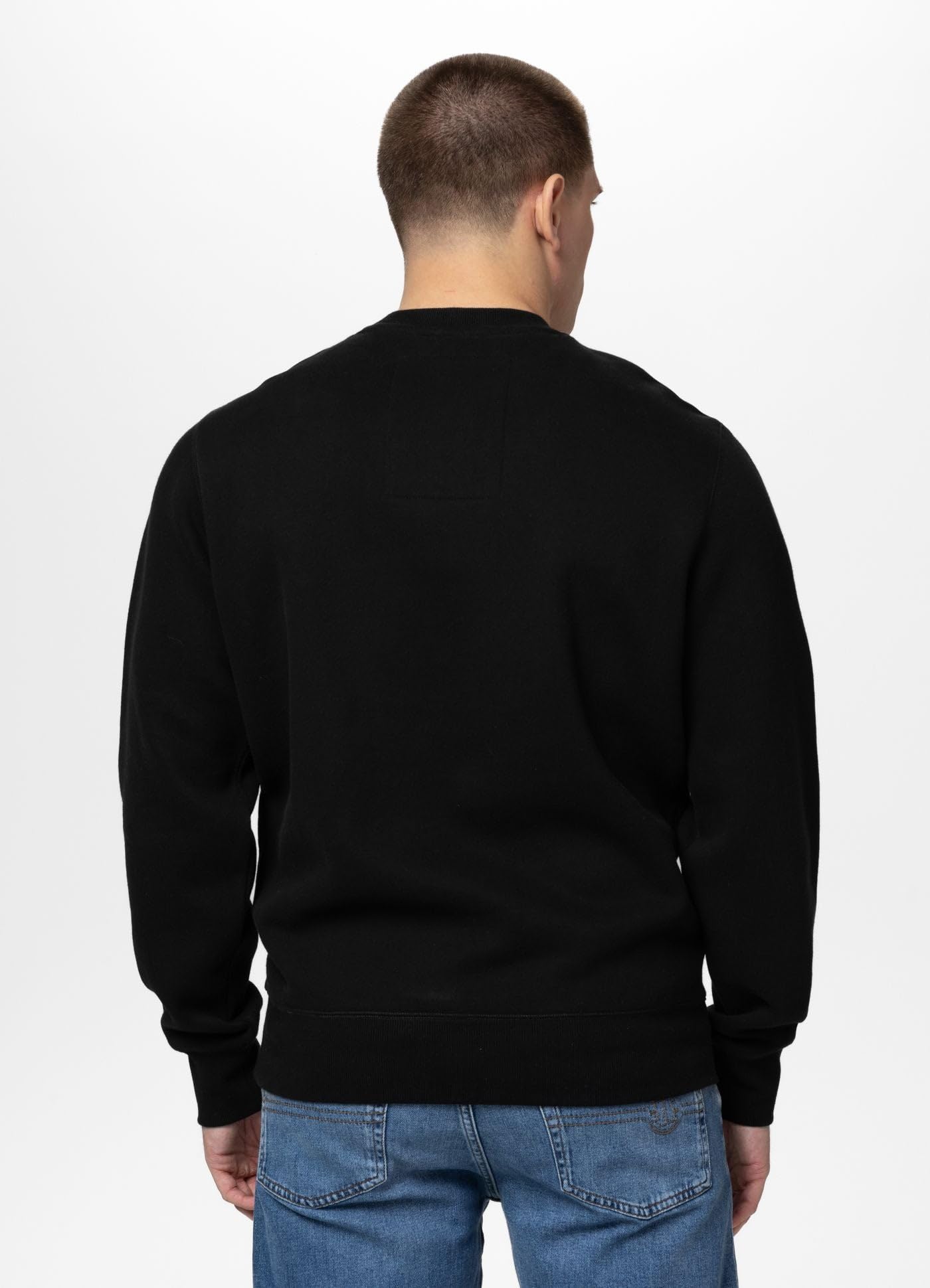 PITBULL - Sweatshirt Herren Small Logo, Pullover Herren, Sweatshirts Casual, Männer Pulli Sport, Longsleeve Sweat Shirt, Männer Blouse