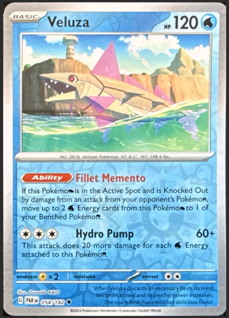 Veluza 054/182 - Reverse Holo - Paradox Rift - NM/M