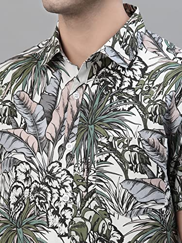 Image of Style Quotient Men Beige Comfort Casual Shirt