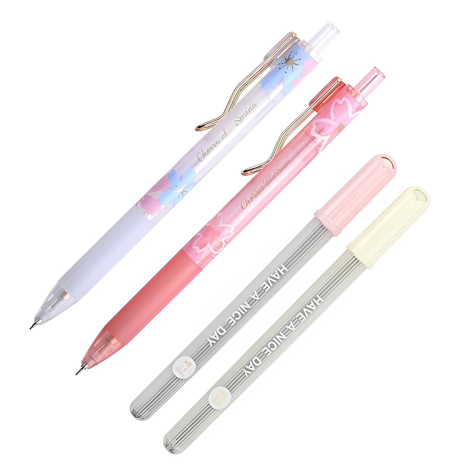 Kawaii Japanese Mechanical Pencils Lovely Plastic Mechanical Pencils For Kids Gifts Student Supplies Stationery (Sakura)