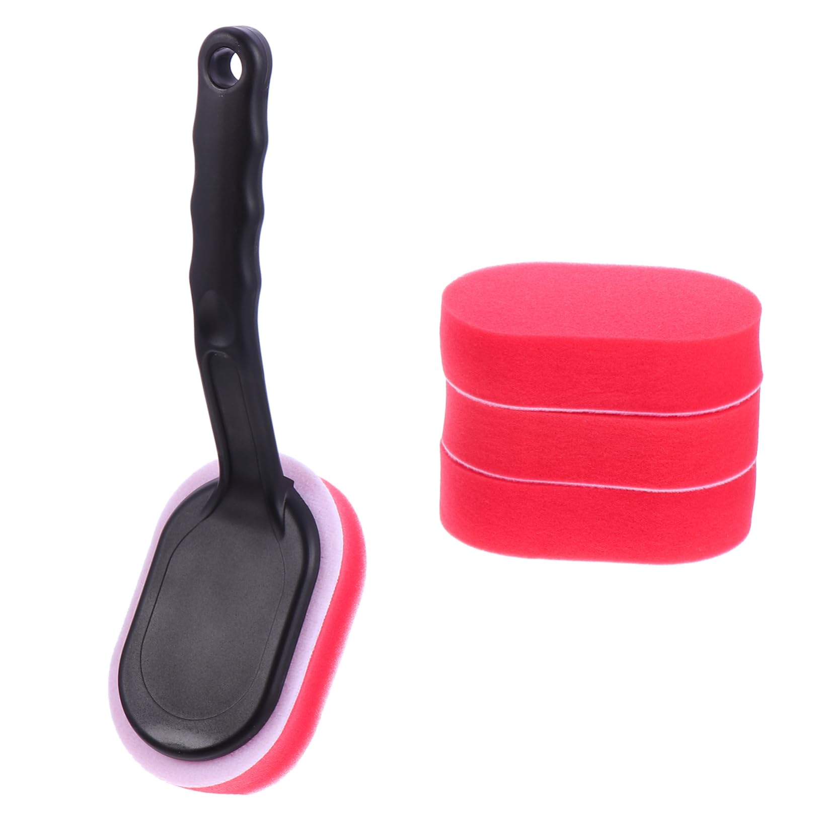 ABOOFAN 5pcs Car Wash Foaming Brush Polishing Brush for Detailing Wash and Wax