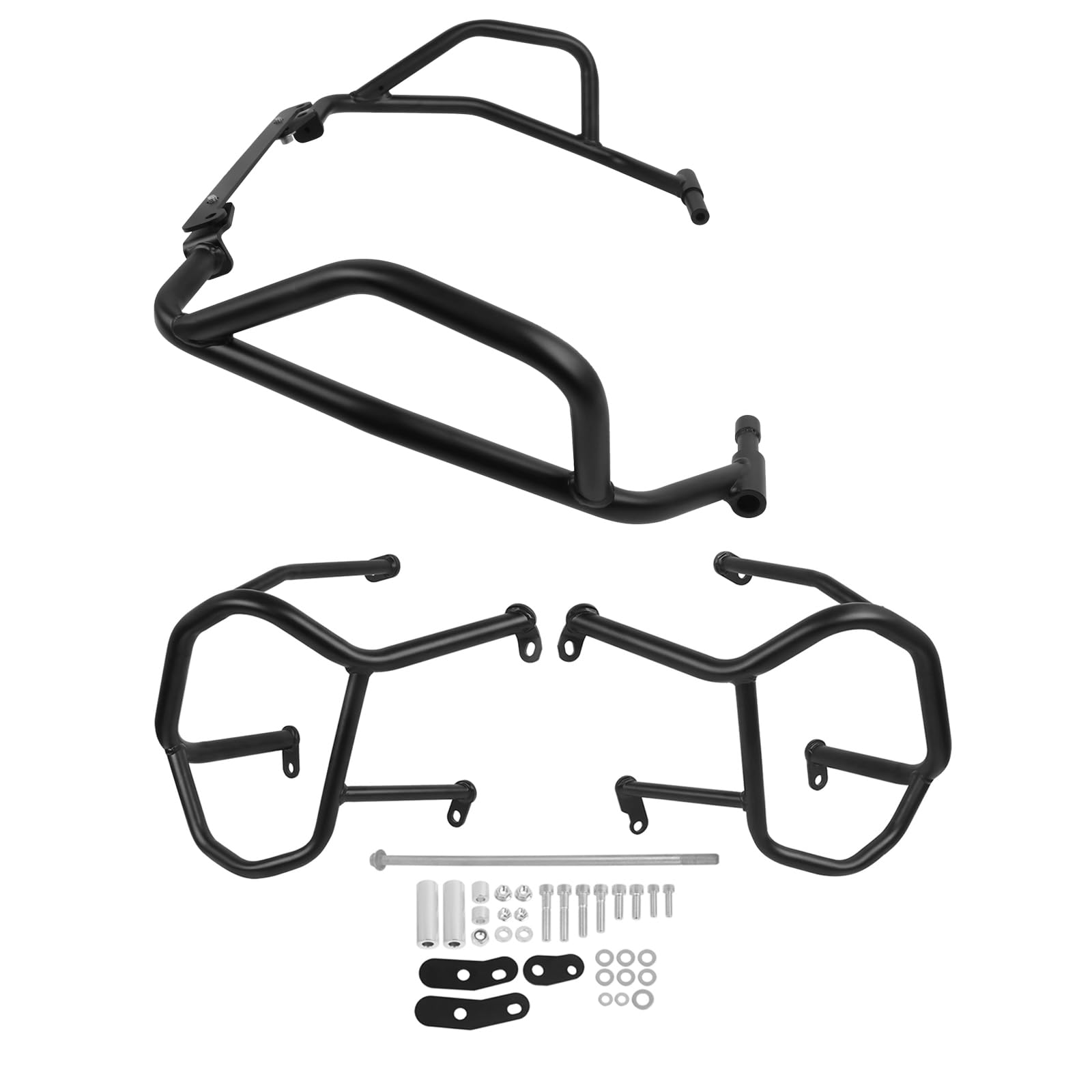 Engine Guard Highway Crash Bars Replacement for BMW R1250GS R 1250 GS 2018-2024 Black Steel Motorcycle Frame Gas Fuel Tank Falling Protection Bars