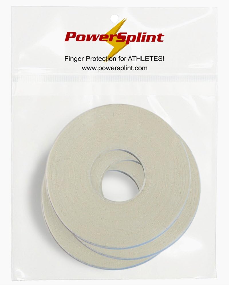 PowerSplint finger tape for athletes; 3-pack; 1/3 inch wide (.8 cm)