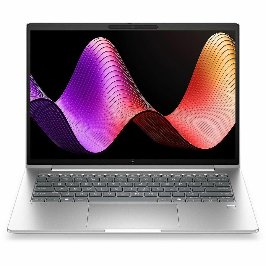 Image of HP EliteBook 6 G2i 14 inch Copilot+ PC Notebook - WUXGA - Intel Core Ultra 5 Series 3 325-16 GB - 512 GB SSD - English Keyboard - Pike Silver Aluminum - Intel Chip - 1920 x 1200 - Windows 11 Pro - - in-