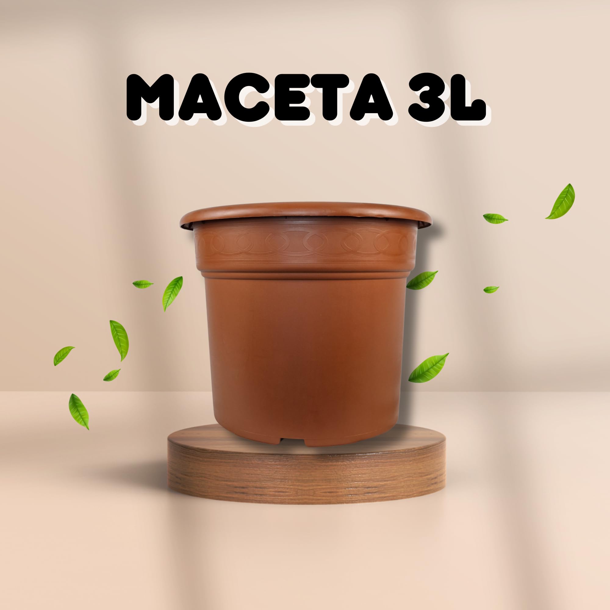 deko blumenstnder Pflanzenhocker Teak Holz 20x7cm Rund Mini Tisch Deko Tablett Blumenst   LS-LebenStil