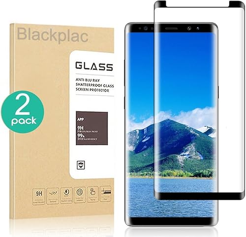 2-pack Galaxy Note 8 pellicola protettiva vetro temperato Blackplac con 9H durezza FACILE installazione trasparente anti-graffio anti-impronte per Samsung Galaxy Note 8 nero 2-pack Galaxy Note 8 pellicola protettiva vetro temperato Blackplac con 9H durezza FACILE installazione trasparente anti-graffio anti-impronte per Samsung Galaxy Note 8 nero
