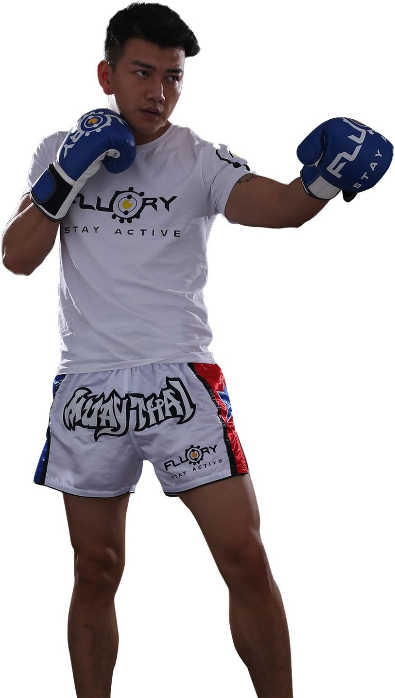 FLUORY Muay Thai Fight Shorts,MMA Shorts Clothing Training Cage Fighting Grappling Martial Arts Kick Boxing Short Clothing - Image 5