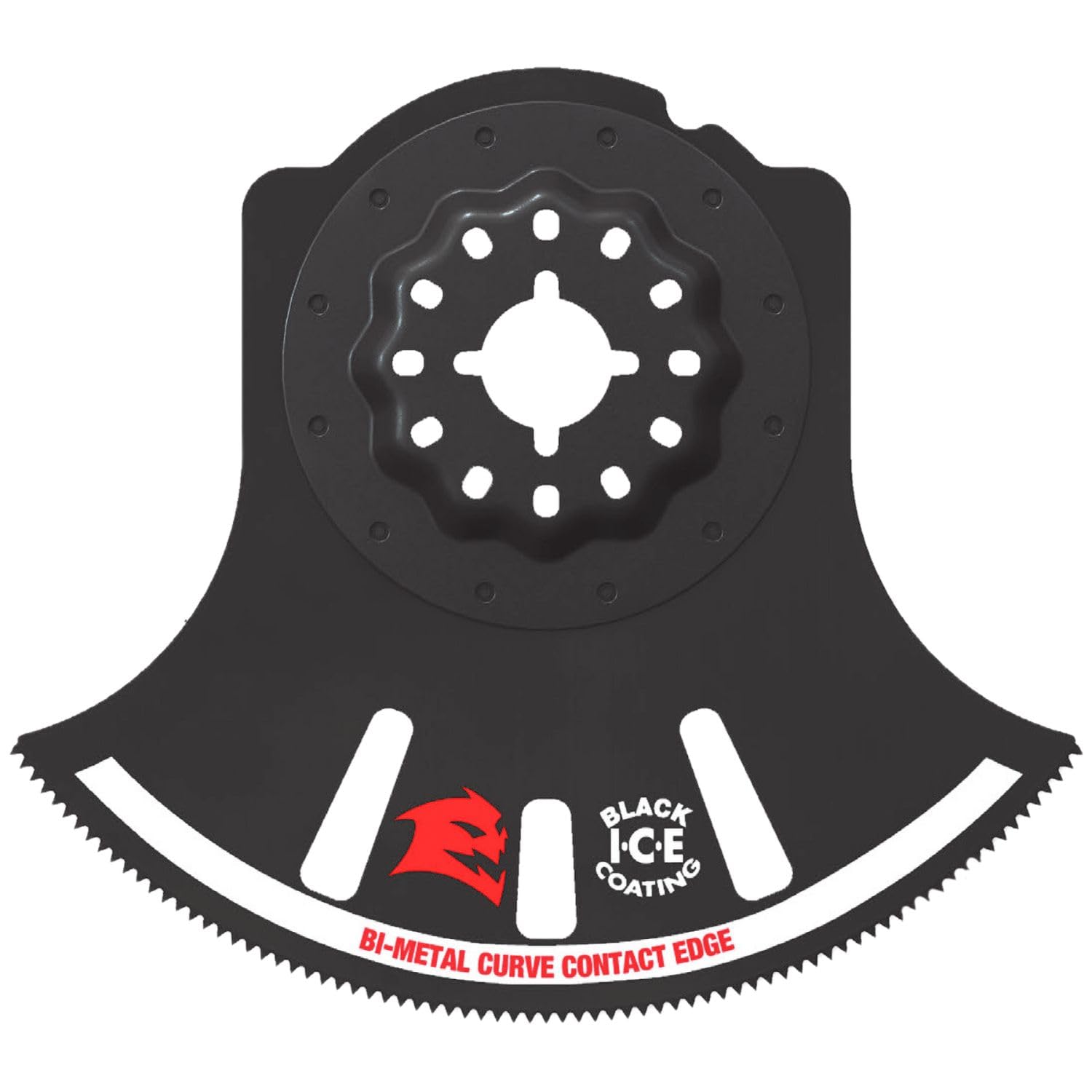Demo Demon Starlock Bi-Metal Oscillating Blade for Nail-Embedded Wood, Clean Wood, Metal and Plastics - 3-1/2" Width of Cut, 1-3/8" Cut Depth - DOS350RBGP