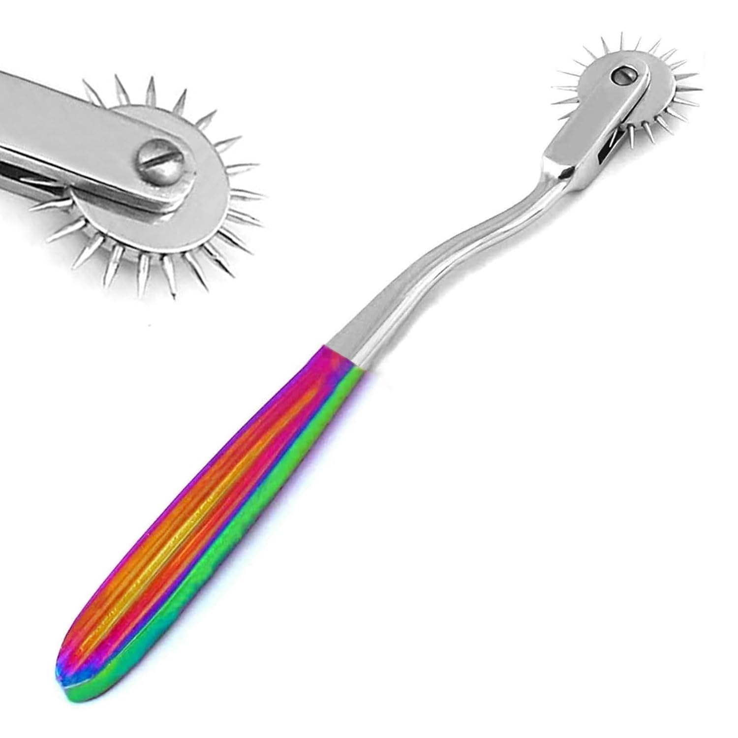 PC WARTENBERG Stainless Steel Sensation Pinwheel (Rainbow): PC WARTENBERG Stainless Steel Sensation Pinwheel (Half Rainbow)
