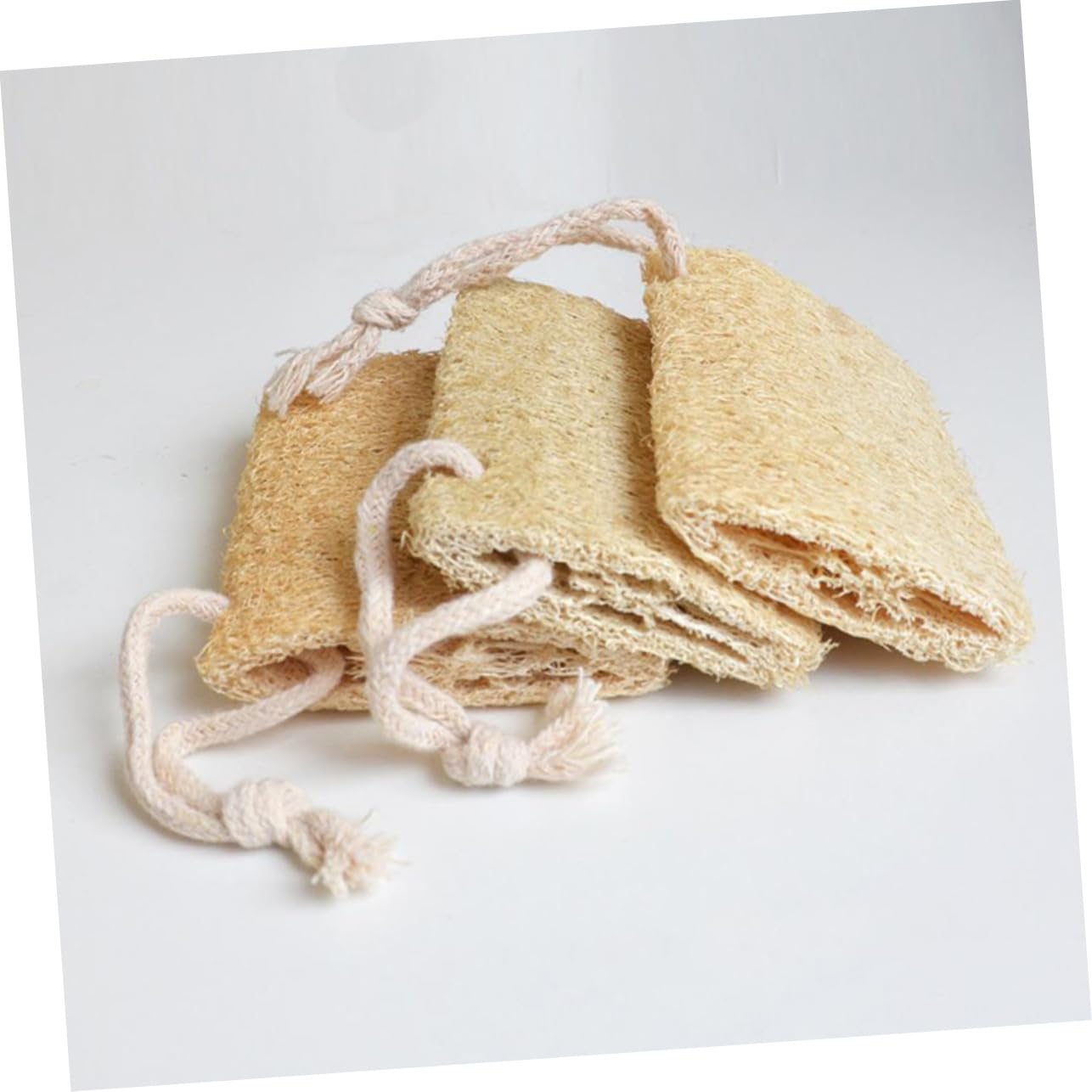 OUNONA 2pcs Loofah Bath Sponge Horniness Remover Bathing Massage Scrubber Deep Cleansing Body Scrubber Diameter for Exfoliating Skin