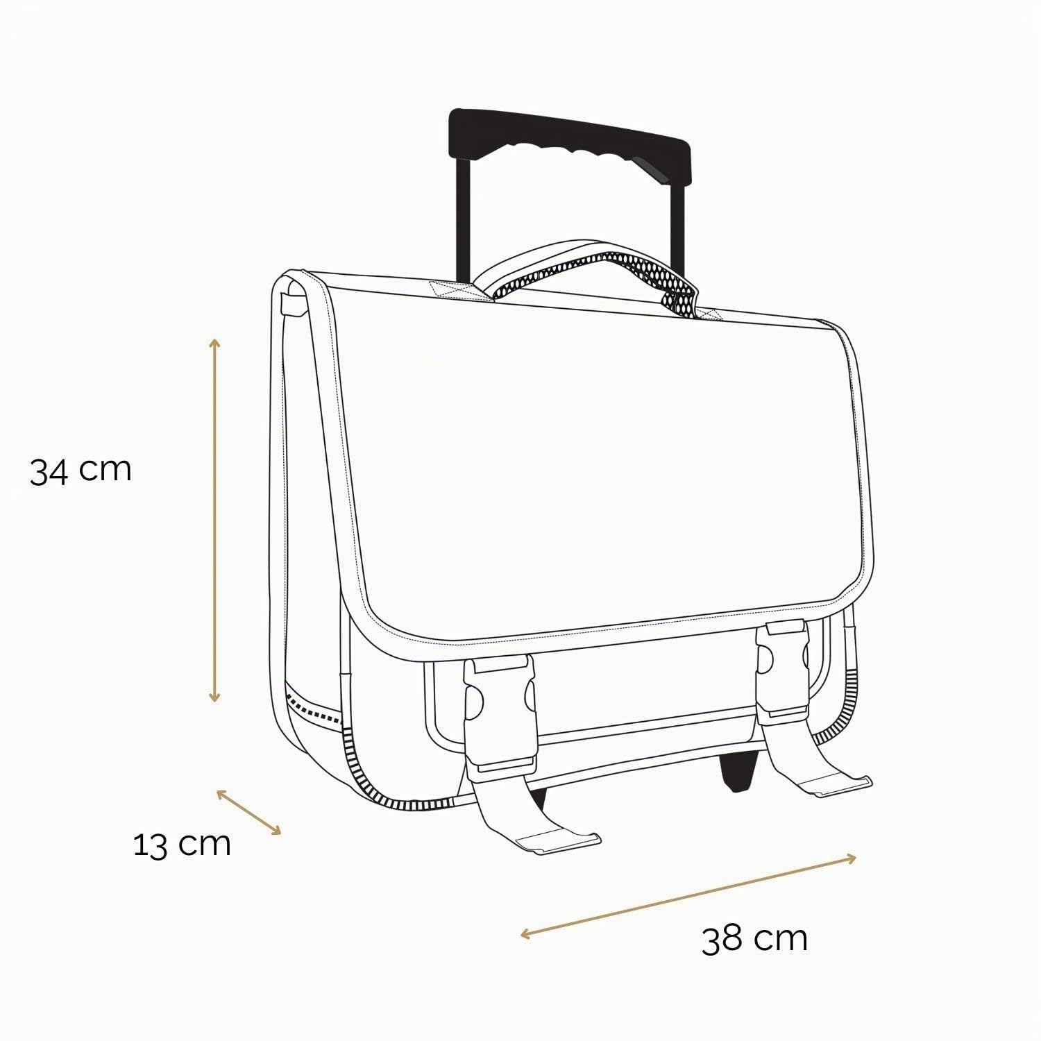 Bagtrotter Cartable à roulettes 38 cm Spider-Man Noir Toile d'araignée