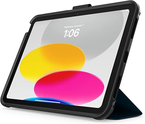 Miniatura 6 de OtterBox SYMMETRY FOLIO SERIES - Funda para iPad de 10 generación (solamente) - Costa (transparentenegroazul)