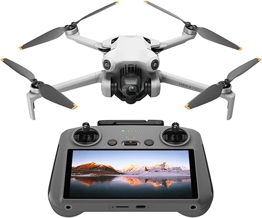 DJI Mini 4 Pro (DJI RC 2), Drones with Camera for Adults 4K, Under 0.549 lbs/249 g, 34 Mins Flight Time, 20km Max Video Transmission Distance,...