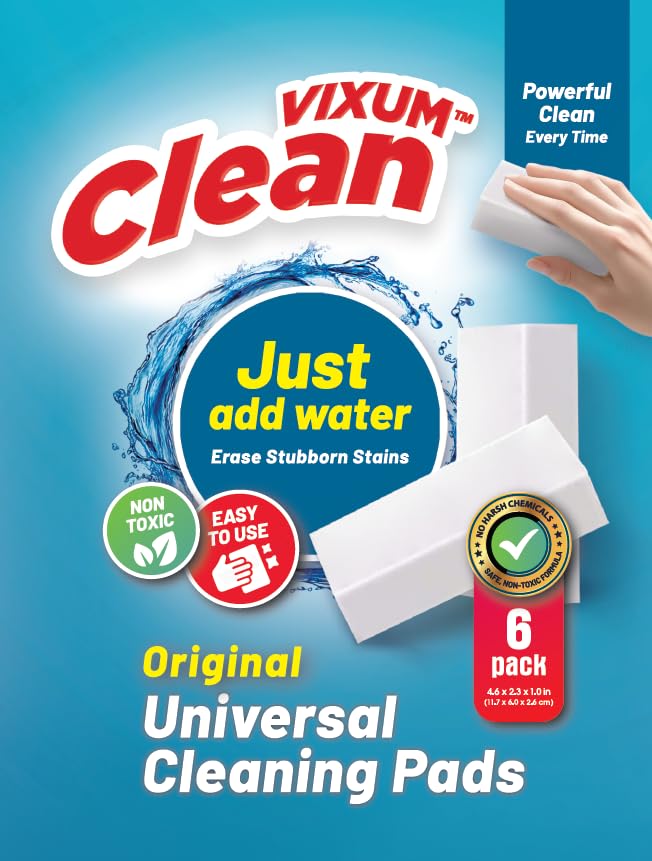 Image of VIXUM CLEAN Original Universal Cleaning Pads, 6 Pack
