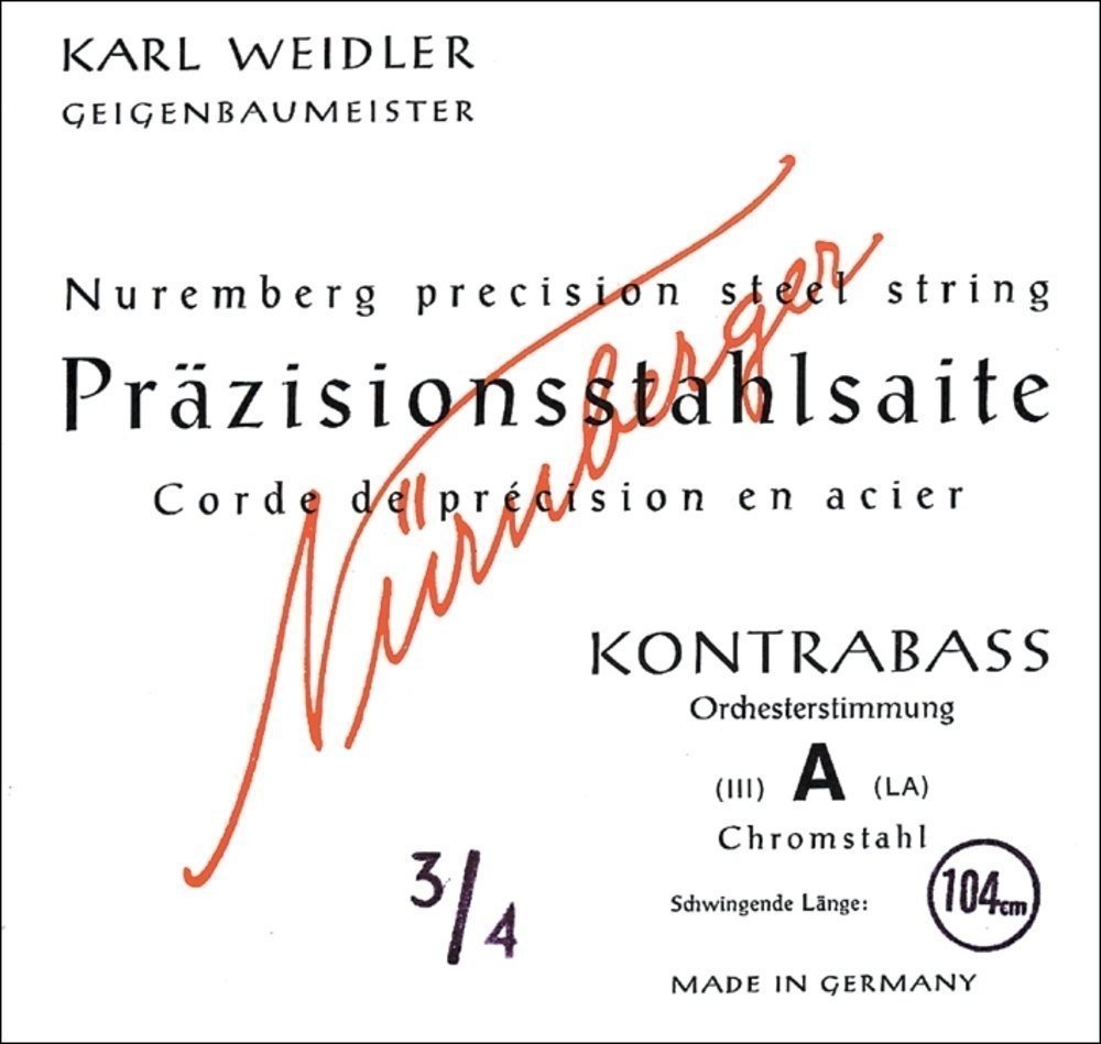 Norimberga Corde per contrabbasso di precisione per orchestra accordatura G 3/4 200