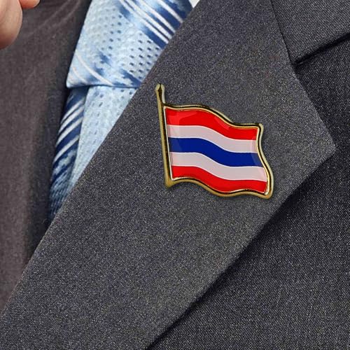 Image of Country Flag Brooch Metal Alloy Souvenir Pin Shirt Hat Backpack Jewelry Accessories Decoration Party Christmas Gift Badge International Travel Pin
