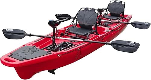 Brooklyn 14.0 Pro Motorized Tandem Kayak with Built-in Trolling Motor