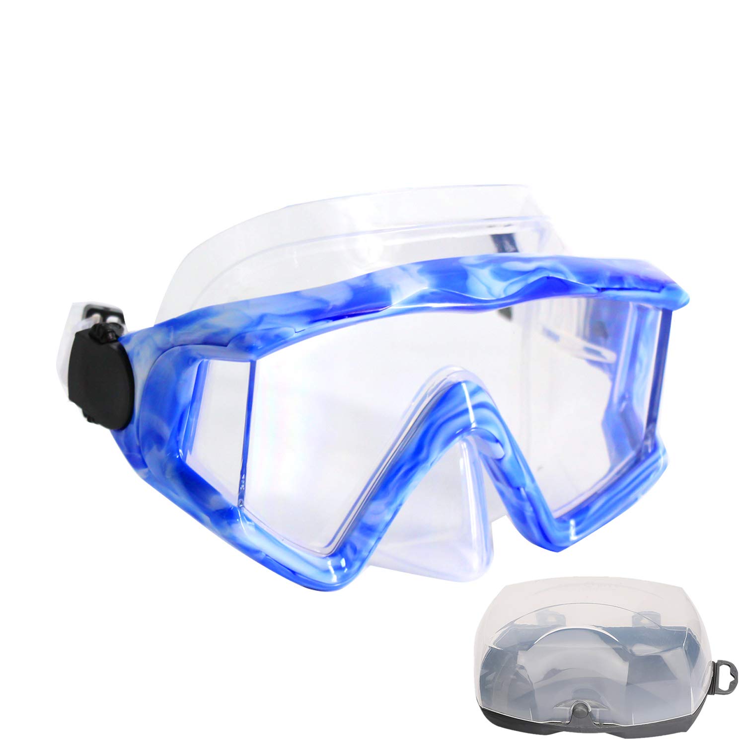 AQUA A DIVE SPORTS Diving mask Anti-Fog Swimming Snorkel mask Suitable for Adults Scuba Dive Swim Snorkeling Goggles Masks