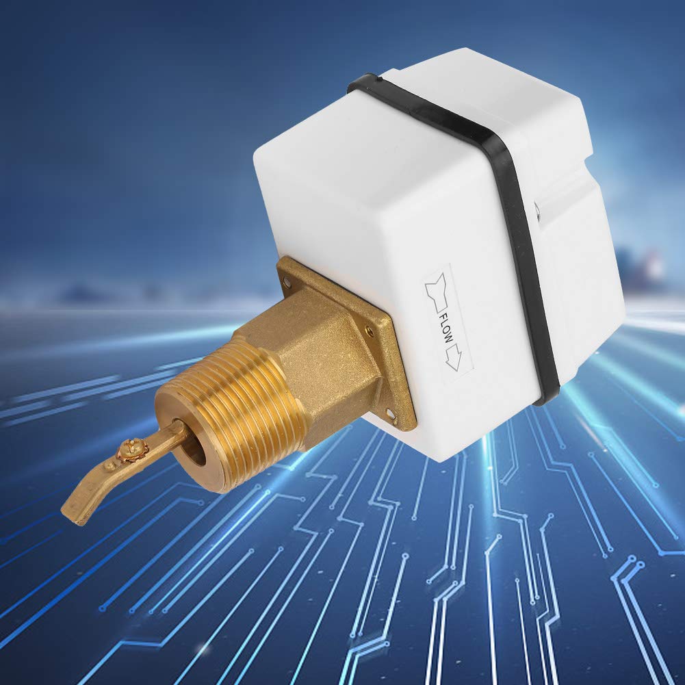 Respicefinem Stfs-25 Water Pipe Switch Sensor Npt Thread Connection Spdt Contacts 6?380v Single Pole Double Throw Controller Water Switch Tank Water Pipe Switch