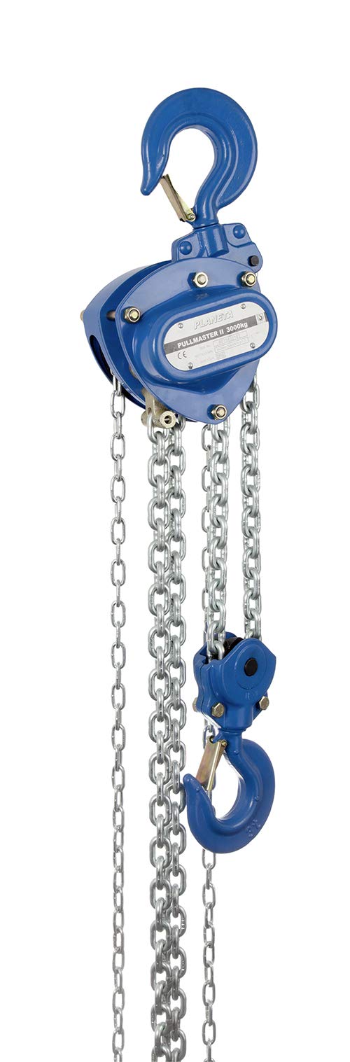 PLANETA Stirnradflaschenzug Pullmaster-II, 3000kg, 3m Hub, 2.5m Bedienlänge,