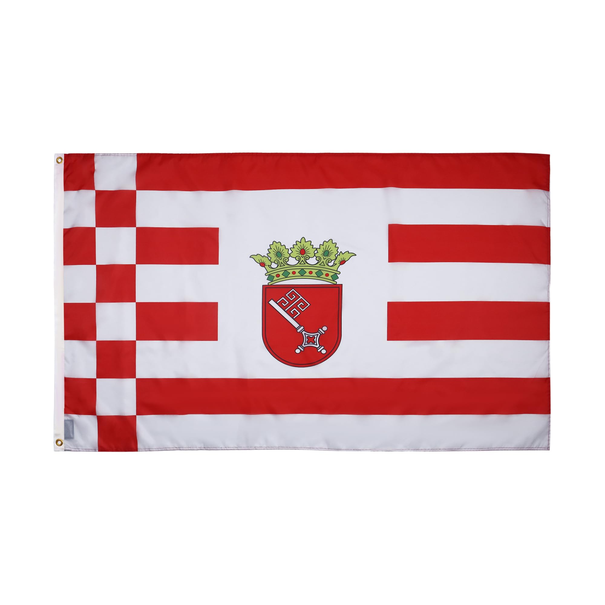 BANDIERA BREMA 90x60cm - BANDIERA LAND DI BREMEN - GERMANIA 60 x 90 cm - AZ FLAG