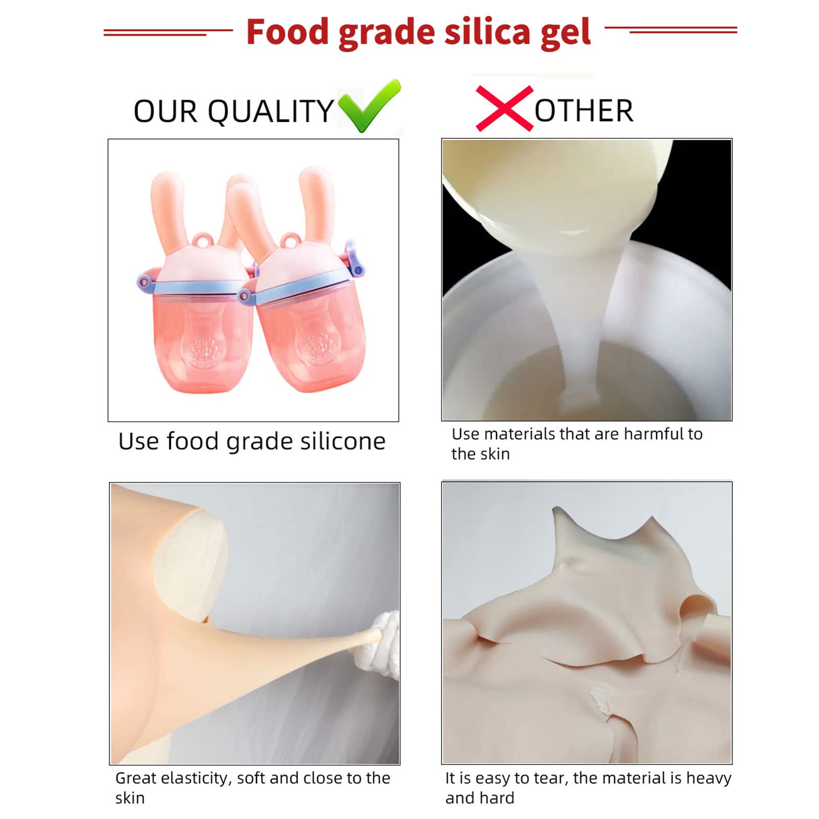 NP YUERUGOU Silicone Vagina Panty Realistico Mutandine finte triangolari in silicone, mutandine in silicone nascoste, assorbenti transgender collegabili
