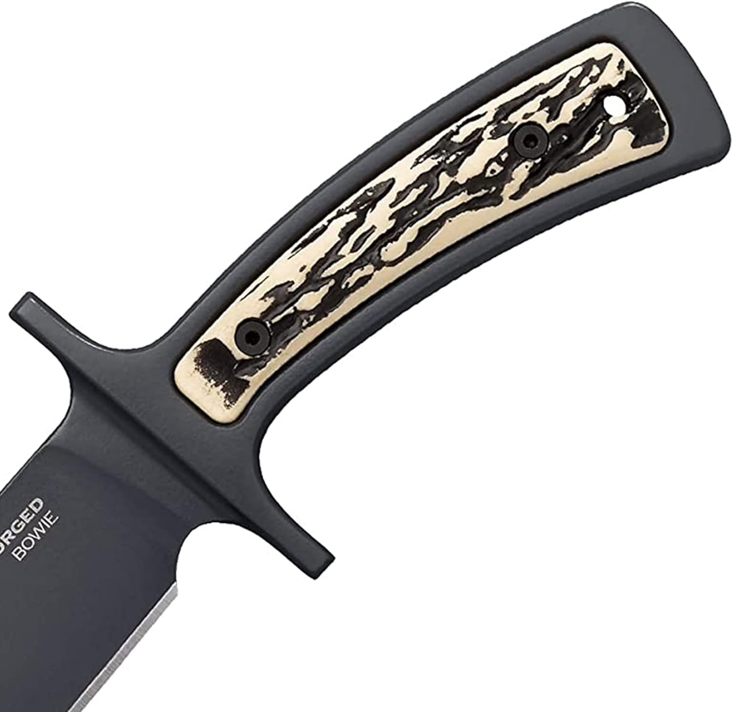 Cold Steel Drop Forged Bowie 52100 Steel Single-Piece 9.5" Clip Point Blade 4.625" Handle Fixed Blade Knife w/Secure-Ex Sheath