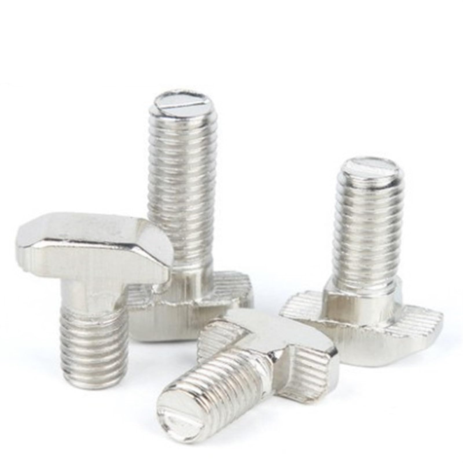 T bolt, 10PCS Aluminum Connector T Head Bolts Screws Profiles(30-M6X25)