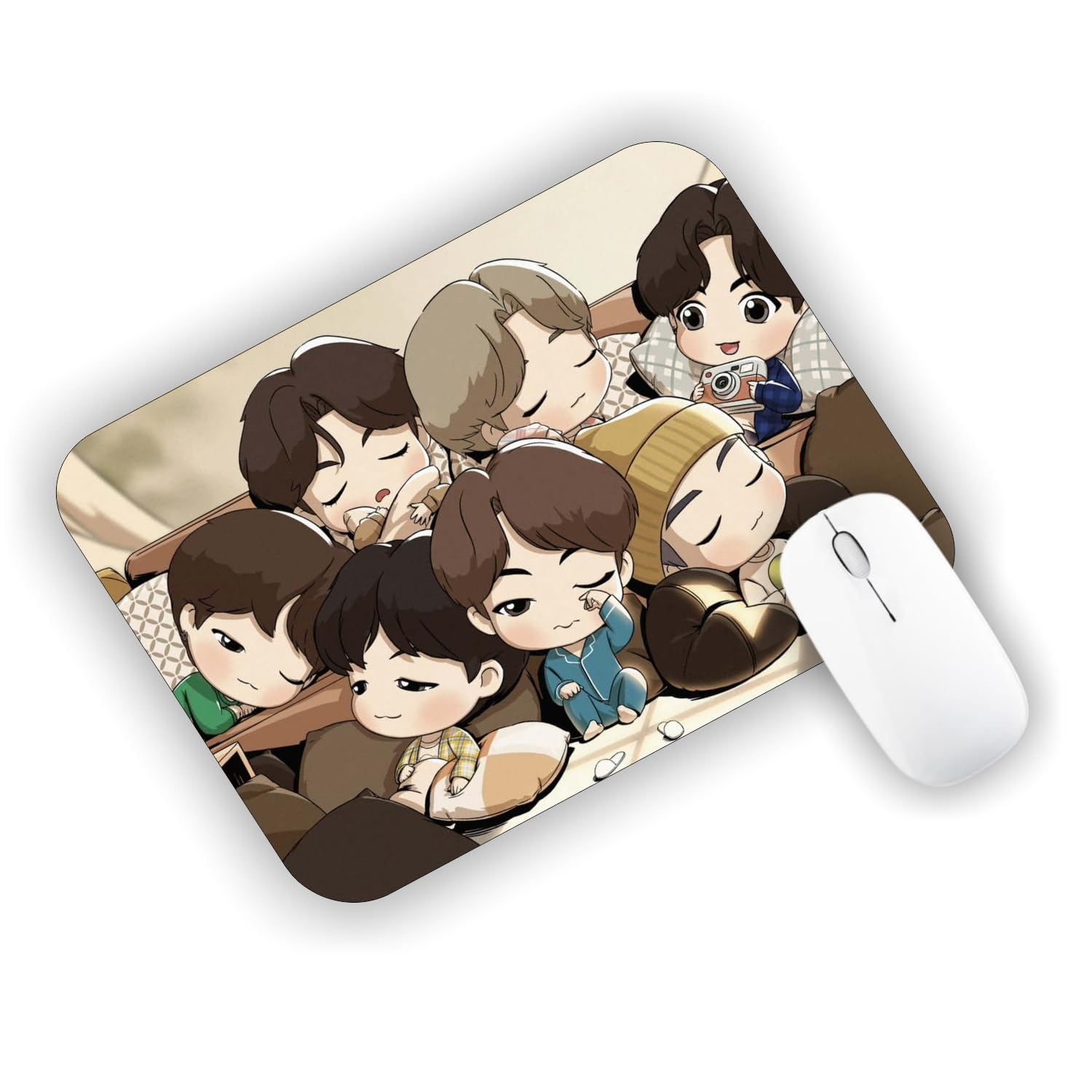 BTS' Mouse Pad - Smooth Surface, Anti-Slip Base, Perfect for Gaming and Work (BTS-2)-image-35