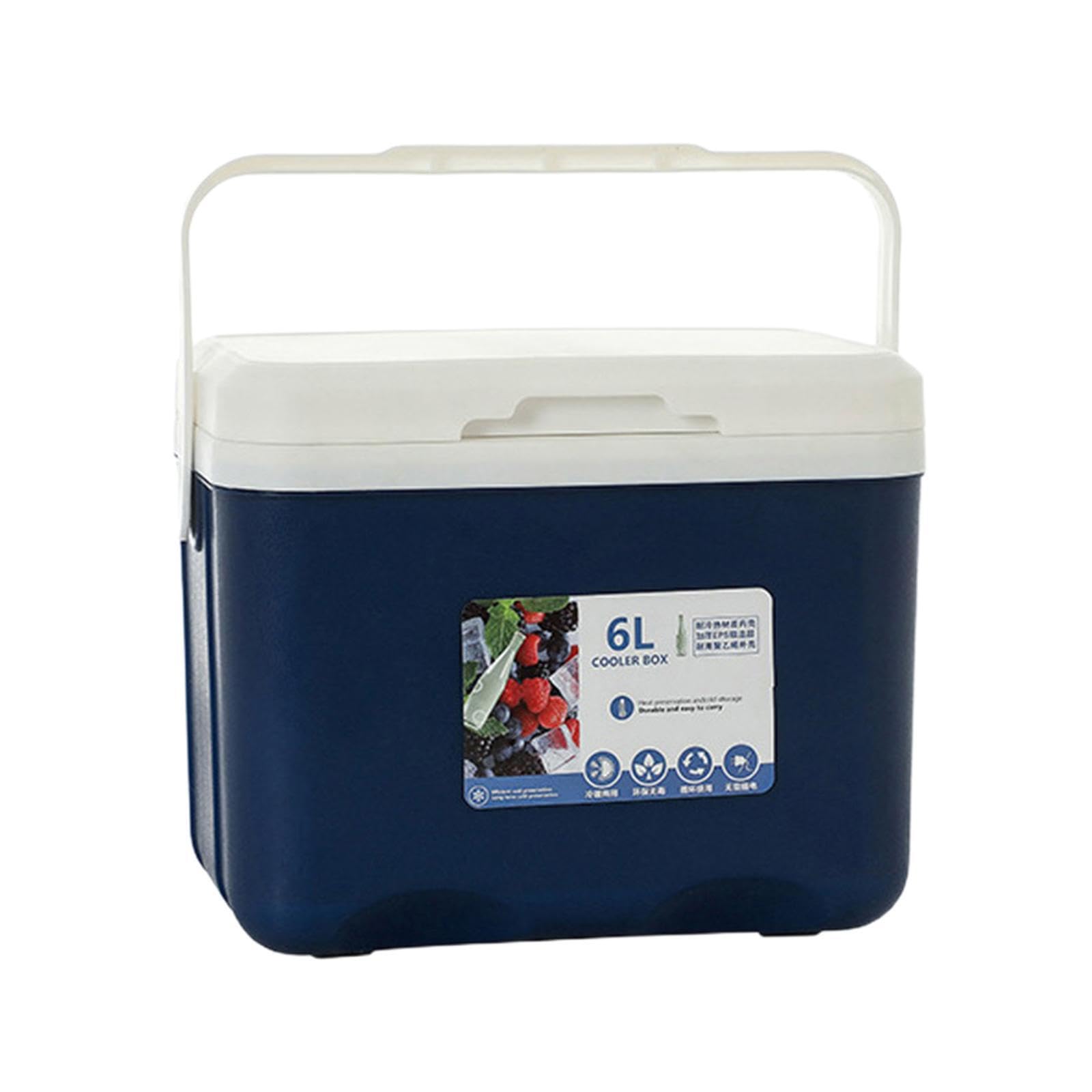 Contenitore termico per alimenti surgelati, per spedizioni a freddo, per campeggio, isolamento efficiente per preservare la freschezza, picnic, gite di pesca, viaggi, Blu, 27x18x23cm
