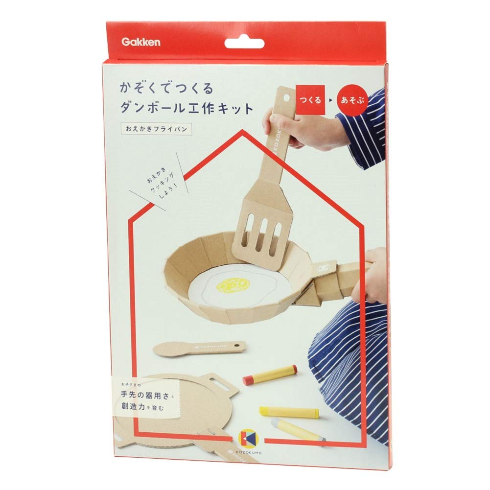 Amazon.co.jp: Gakken Stafl N15003 Kazokutte Frying Pan Cardboard