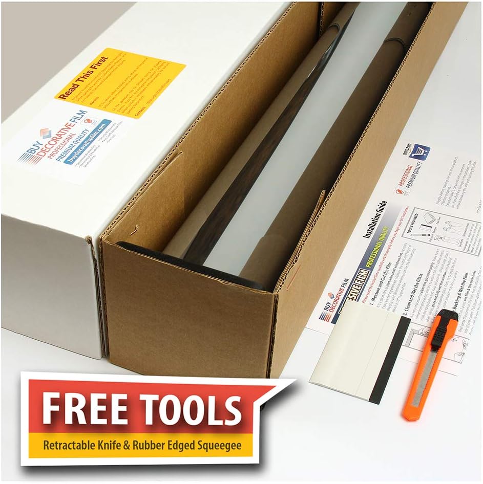 🛒 Crazy Deals BDF PRBL Window Film Premium Color High Heat Control and Daytime Privacy Blue (36in X 50ft)