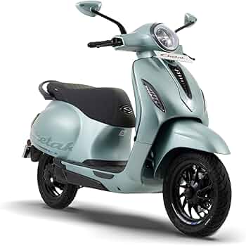 Chetak 3501 by Bajaj Auto High Speed Electric Scooter with charger - Pista Green - Ex-Showroom