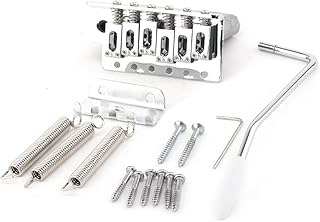 Musiclily Pro 10.8mm 弦ピッチ ストラトギター用トレモロユニット ブリッジ 、クローム