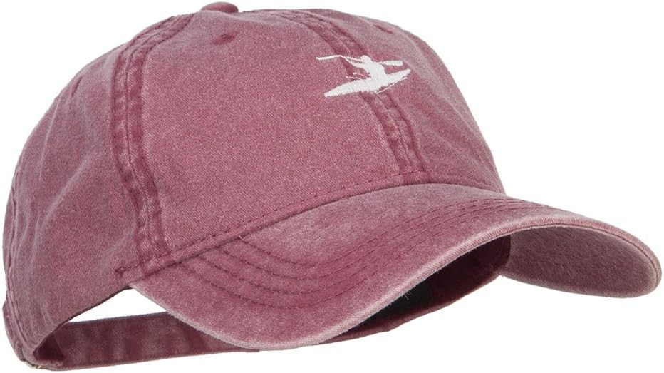 e4Hats.com Mini Sports Kayak Embroidered Washed Cap