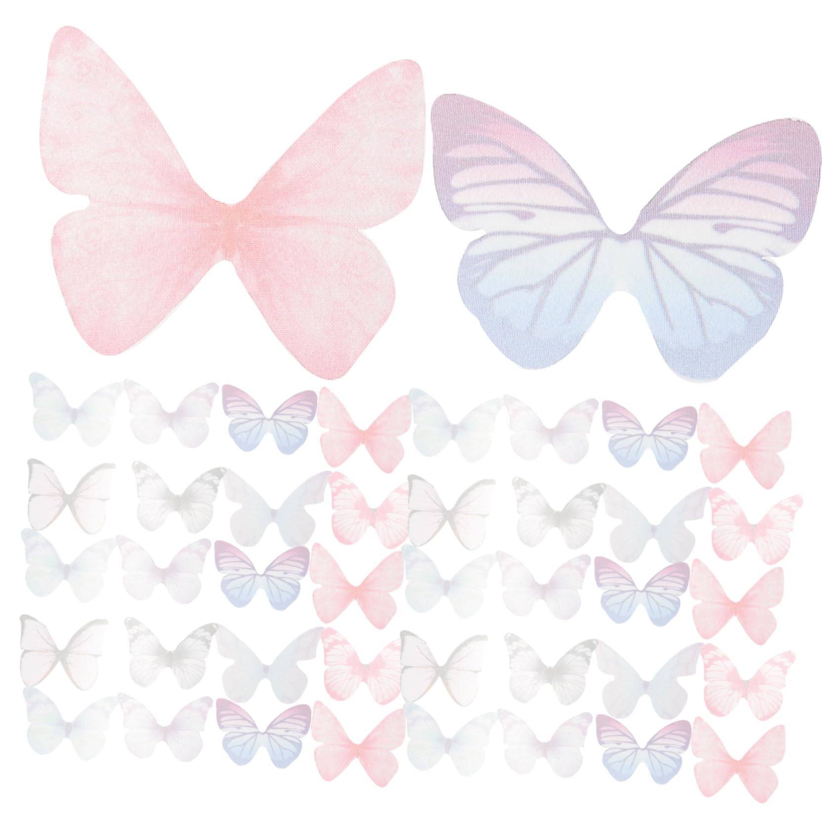 Applications en tissu d'organza pour fabrication de bijoux et breloques de boucles d'oreilles