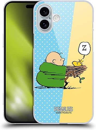 Miniatura 239 de Head Case Designs Carcasa rígida con licencia oficial de Peanuts Snoopy Pirate Halfs and Laughs compatible con Apple iPhone 15 Snoopy Pirata,Charlie