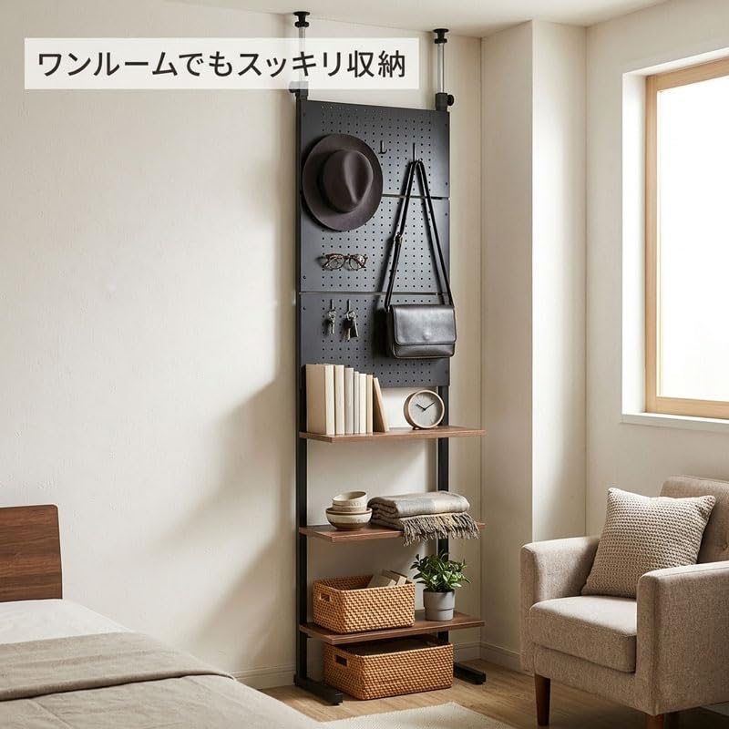 突っ張り パンティングボード No. 108 Amazon｜三栄コーポレーション 突っ張りラック 幅70 壁を収納に変える