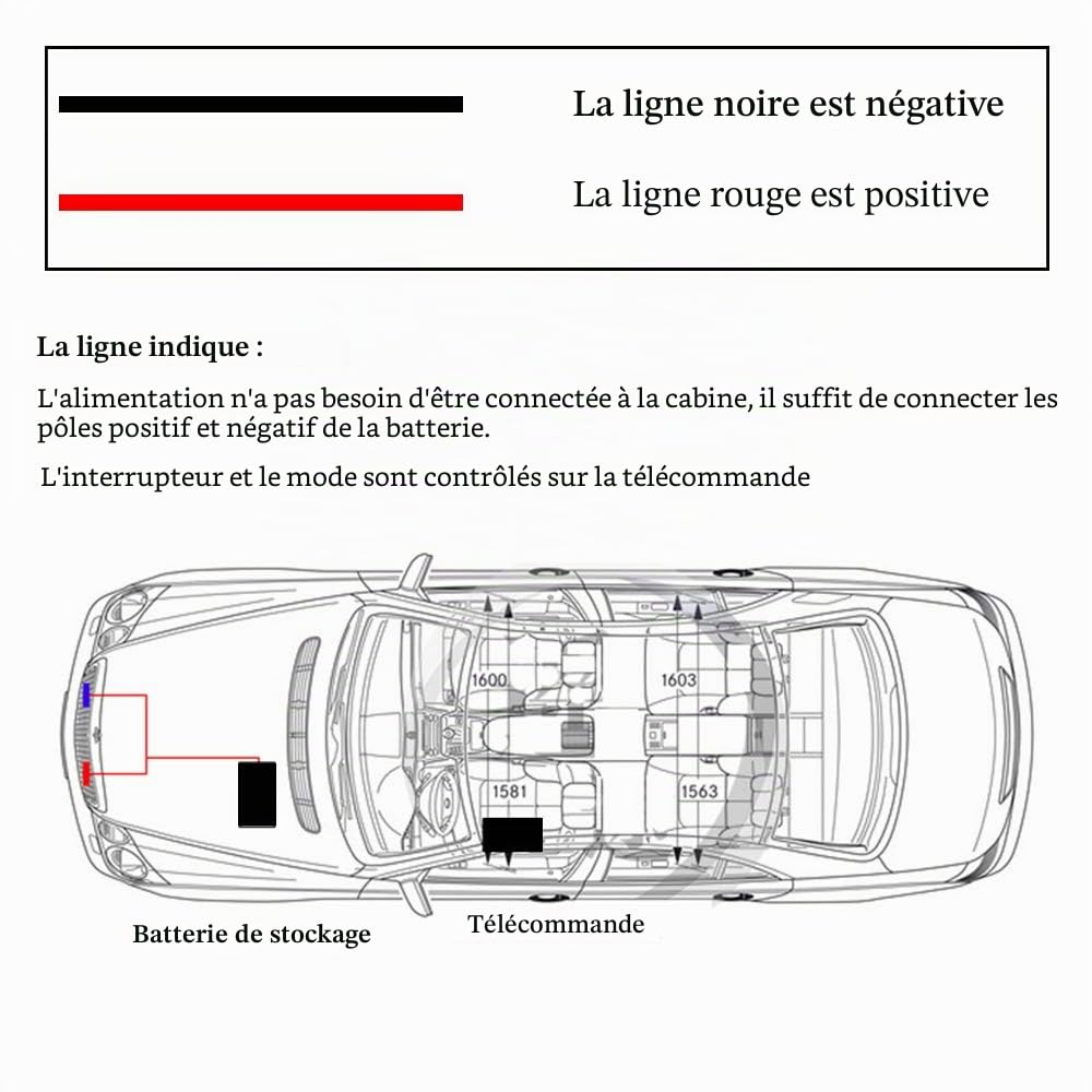 8 in 1 LED Lumières Stroboscopiques D'urgence pour Camion Véhicule Avertissement Clignotant Grille de Guide Flash DRL Police Voiture Moto DC12V Télécommande Sans Fil (Ambre)