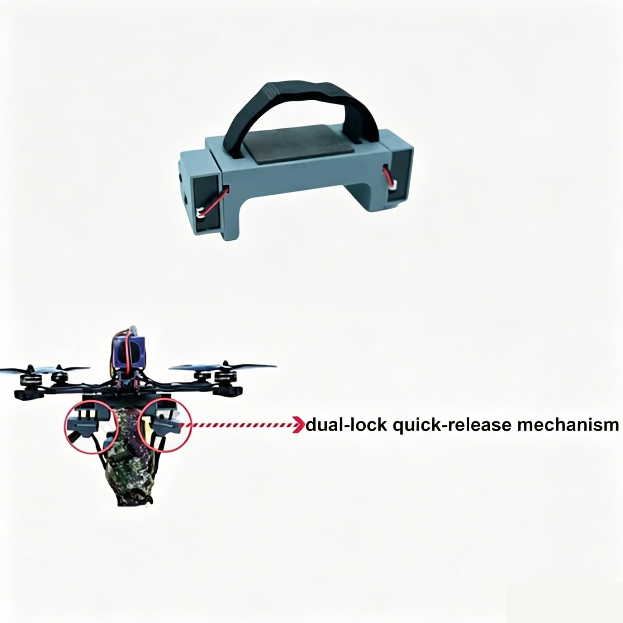 1PCS Sgancio Carico PETG ad Aria for Drone FPV RC Soccorso Emergenza