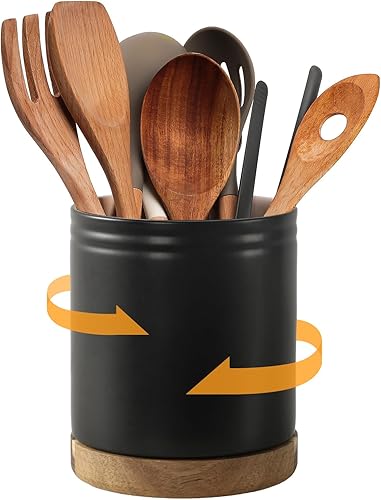 Miniatura 13 de DOWAN Soporte giratorio de 360° para utensilios de cocina extragrande, 7.6 pulgadas para encimera, utensilios de cocina para decoración de cocina