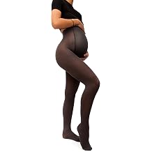 sofsy All-Day-Support Maternity Tights for Women - Italian Buttery-Soft & Breathable 50 Den Opaque Pregnancy Pantyhose