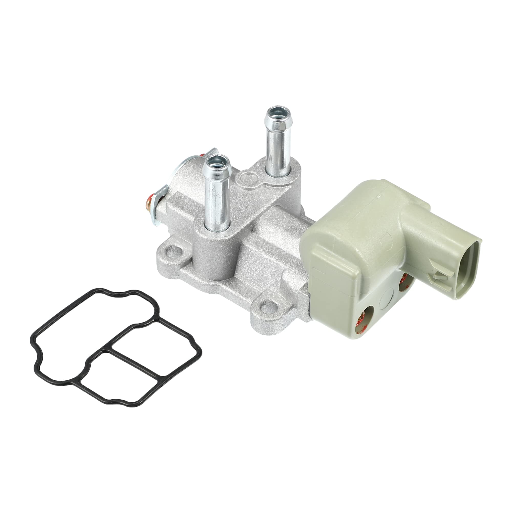 X AUTOHAUX Válvula De Control De Aire Inactivo para Honda Civic 96-00 1Pc | Material Metal Y Abs, Color Plateado Y Negro, Número Oe 16022-P2A-J01, Para Acura El 97-00, Para Honda Civic Del Sol 96-97